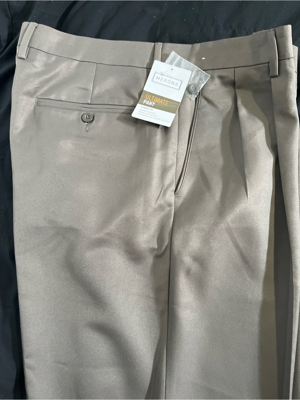 Merona Men’s Dress Pants in Taupe Brown 38x30